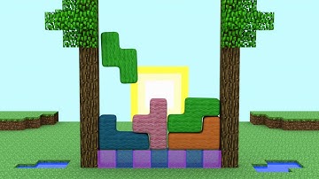 Minecraft Softbody Tetris S9