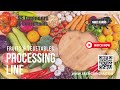 Fruits and vegetables processing line  food processing ssec