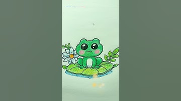 How to draw a cute Frog #drawing #pencildrawing #beginners #shortvideo #shortsfeed #shorts