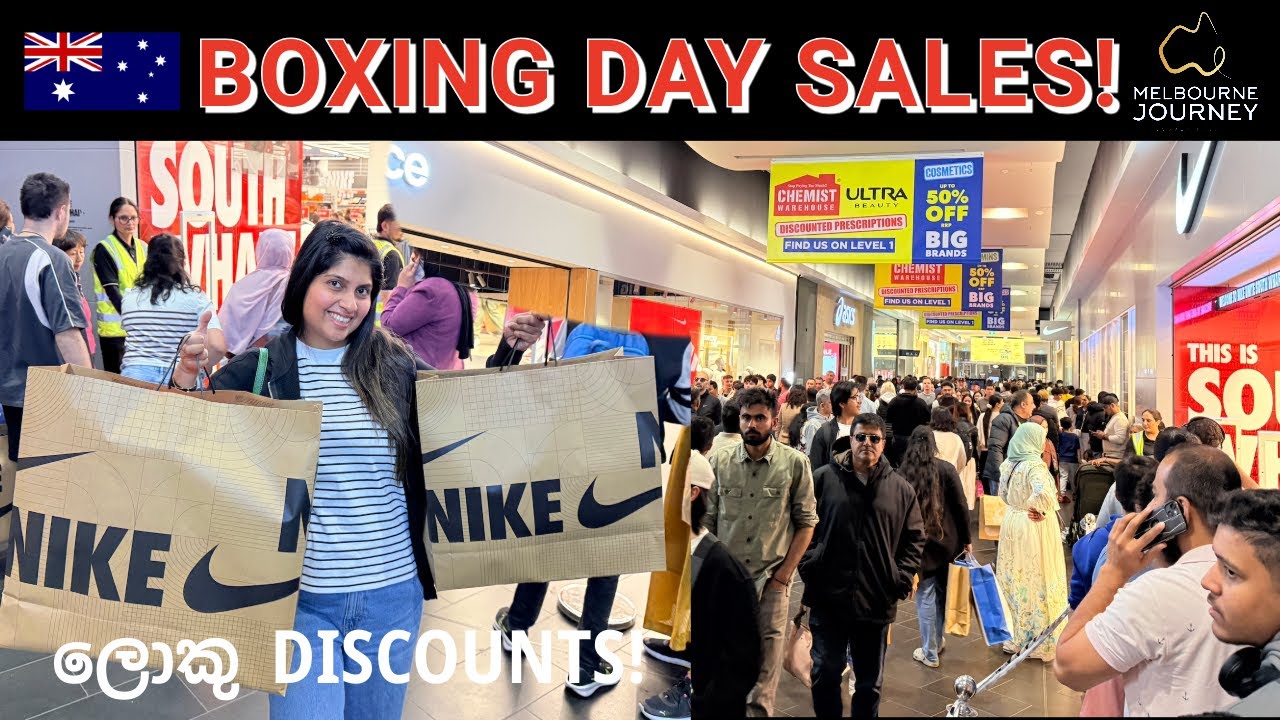 🛍️ Boxing Day Sales in Melbourne 🇦🇺 | Biggest Discounts & City Shopping Vlog
