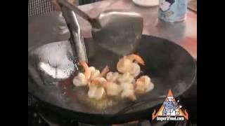 Thai Street Vendor Garlic Shrimp