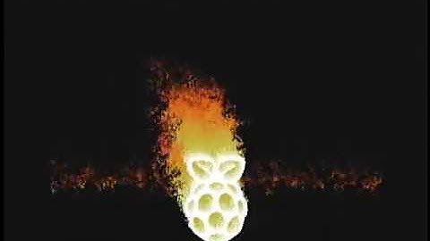 Pi On Fire Raspberry Pi Demoscene Demo