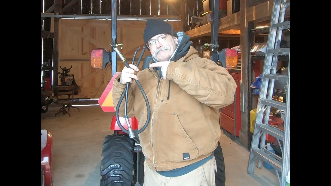 Hydraulic Hose Replacement | Massey Ferguson GC2610 | A Costly Mistake ...