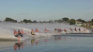 Barefoot - Largest 2 Ski Bomb Out Line - Chase Boat 2 View