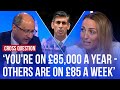 Its sad all tories are branded as rich poverty discussion gets heated  lbc