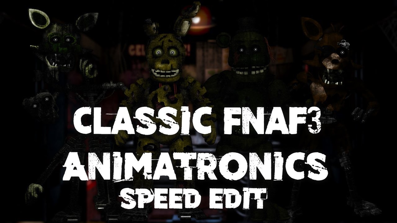 Fixed FNaF3 Animatronics by LivingCorpse7 on DeviantArt