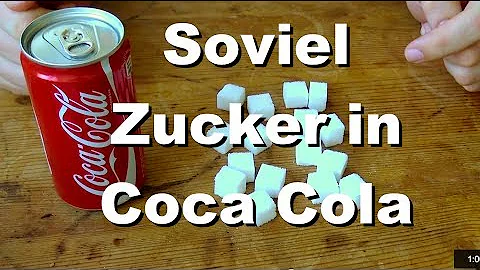 Wie viel Zucker hat 0 5 Liter Cola?