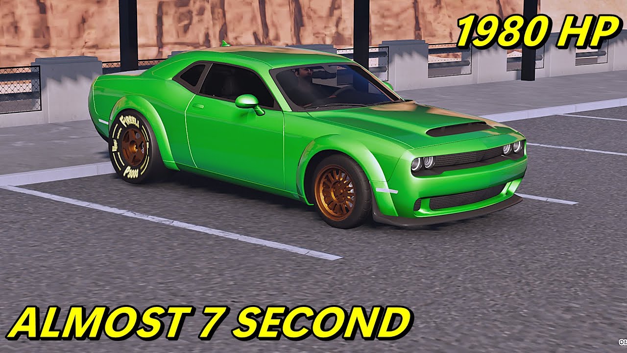1980HP DODGE CHALLENGER DRAG TUNE CAR PARKING MULTIPLAYER 2 NEW UPDATE