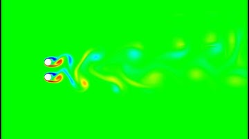 Transition of the wake of two cylinders
