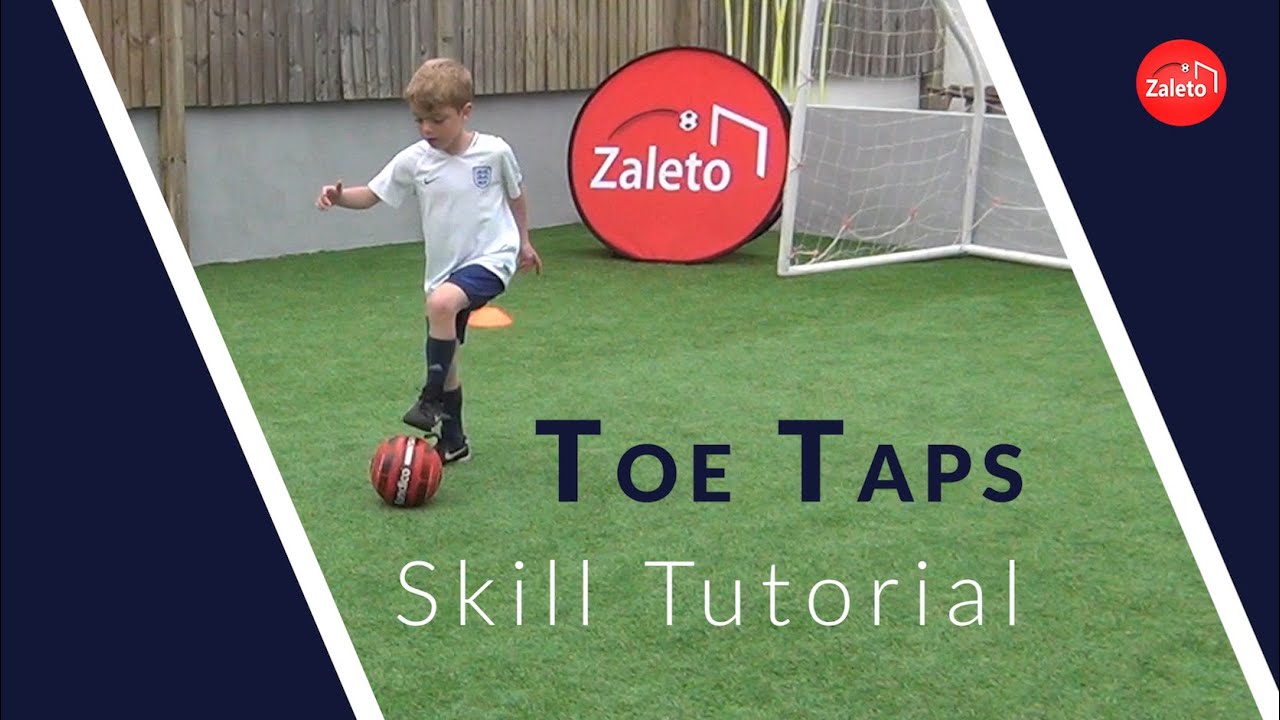 Learn how to do beginner soccer skill ⚽️ TOE TAPS SKILL TUTORIAL YouTube