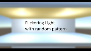 [Unity3D] How to make a flickering light (Script in the description) [HD]