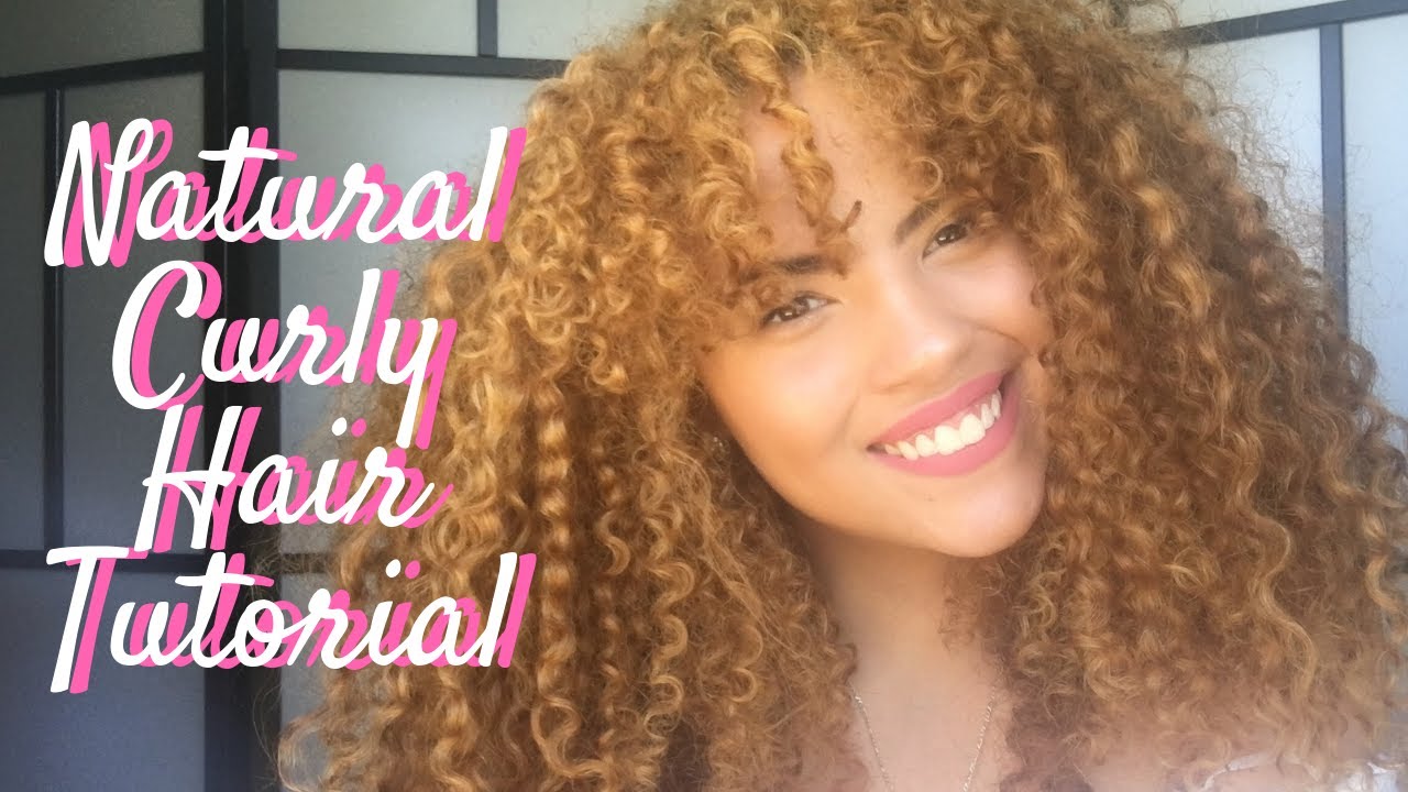 Natural Curly Hair Routine - YouTube