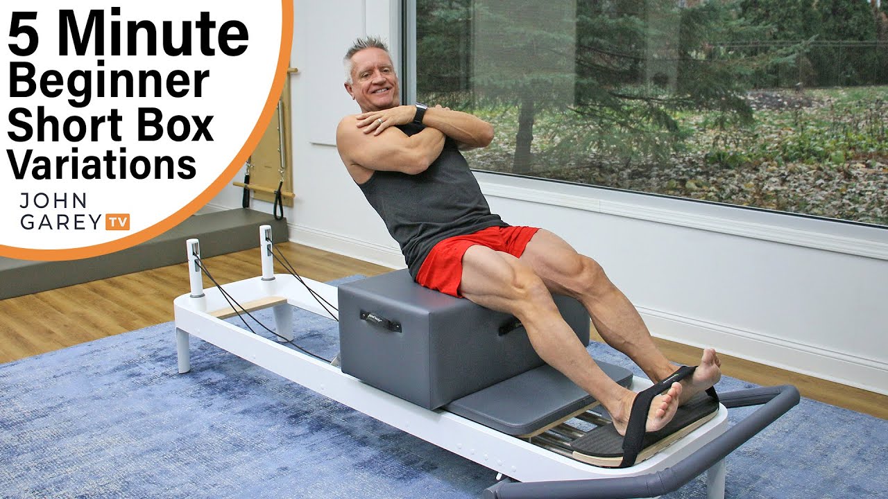 5 Minute Reformer Workout Beginner Short Box Variations 