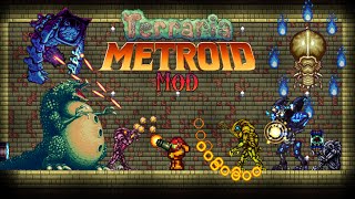 Terraria - Metroid mod - All bosses No-hit