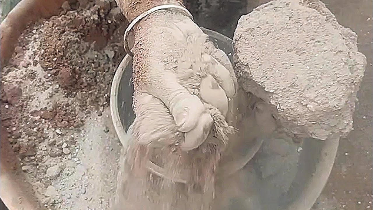 NEW😍ASMR✅Dust Storm🌪️In Hot Weather🤤Soft Pure Reddirt Water Crumbling 