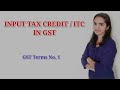 ITC - GST Input Tax Credit Explained in 1 Min | Malayalam
