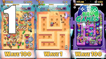 Cookies TD - Idle TD Endless Idle Tower Defense Gameplay Walkthrough #1 (Android, IOS)