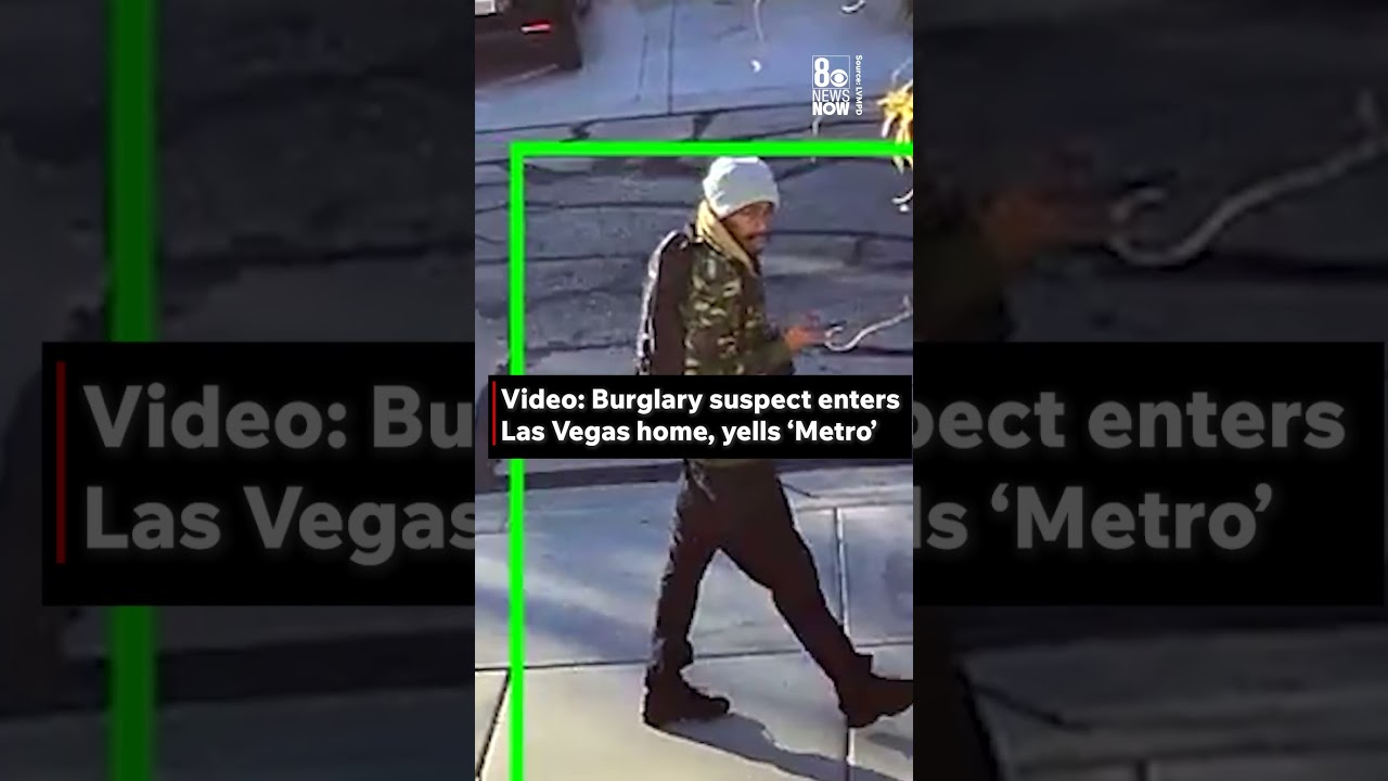Burglar Suspect Enters Las Vegas Home, yells &lsquo;Metro&rsquo; #news #vegas