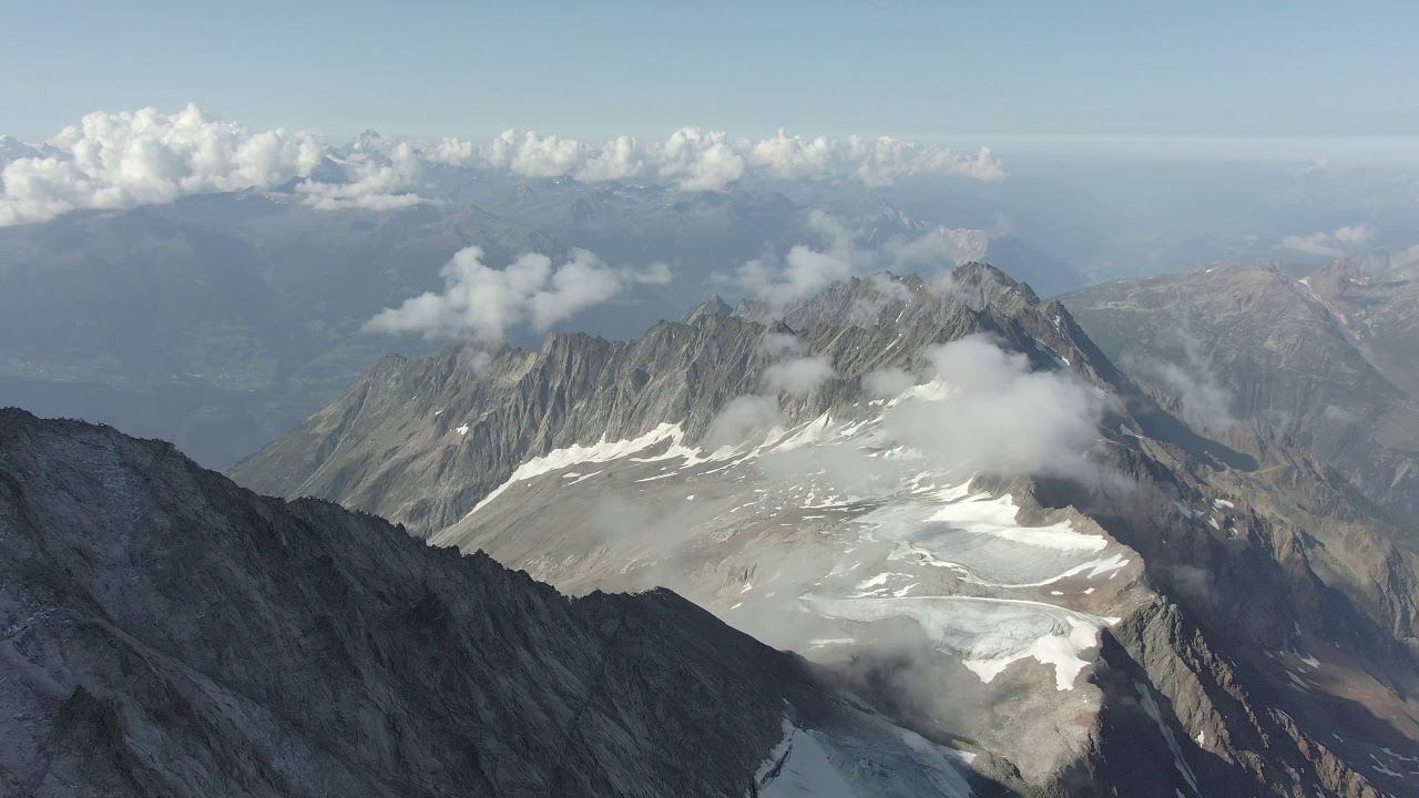 Luftaufnahmen: Hochtour Bietschhorn/ Westgrad