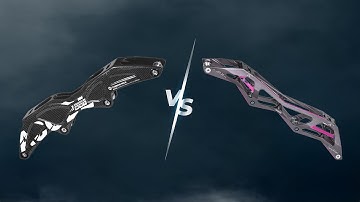 3x Aluminum frame VS ACCEL Carbon Frame - Powerslide Compare