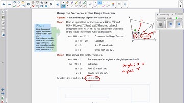 Video Notes 5 8 Inequalities in Two Triangles