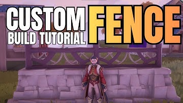 Palia – NEW GLITCH! Custom Fence Tutorial