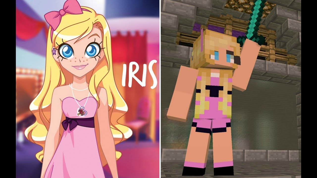 Lolirock: Making Iris Princess of Ephedia Minecraft Skin 