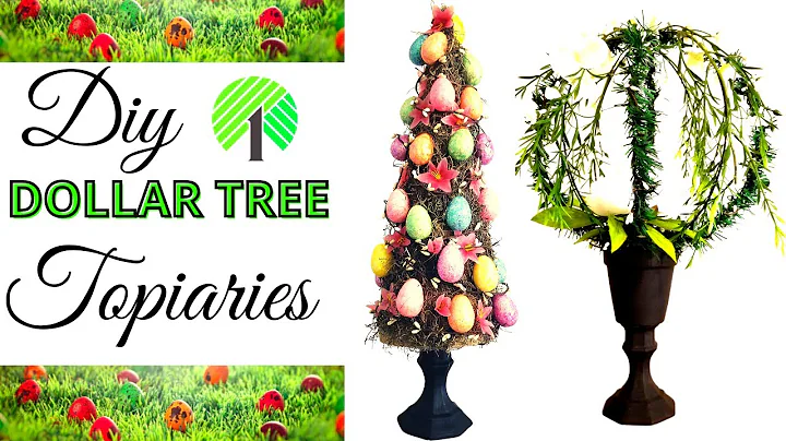 High-End Spring/Easter Topiaries | Dollar Tree Easter DIY's | Spring is Sprung Ep #2