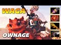 WAGA SNAPFIRE OWNAGE - NEW HERO! - PATCH 7.23 DOTA 2