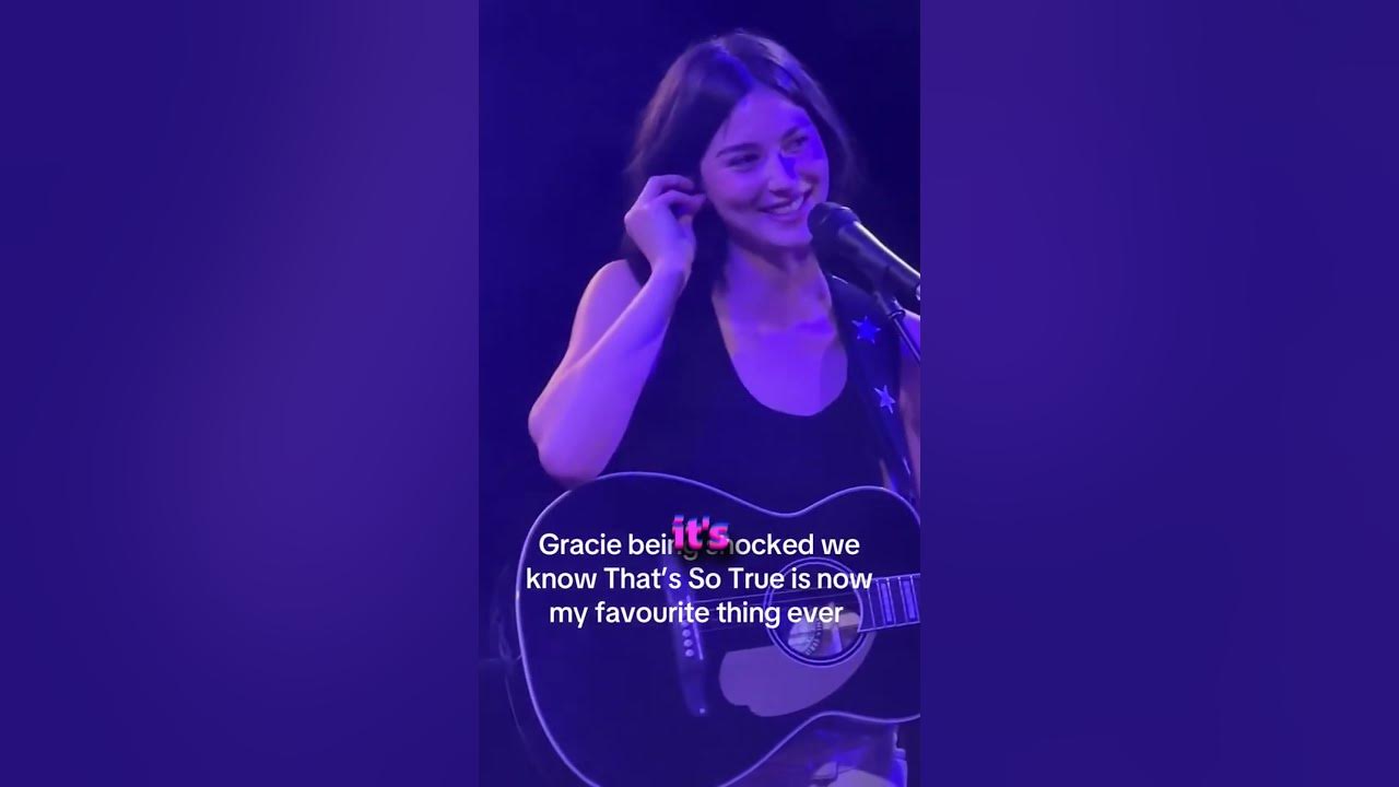 Gracie Abrams was SHOCKED when the crowd knew her unreleased song!