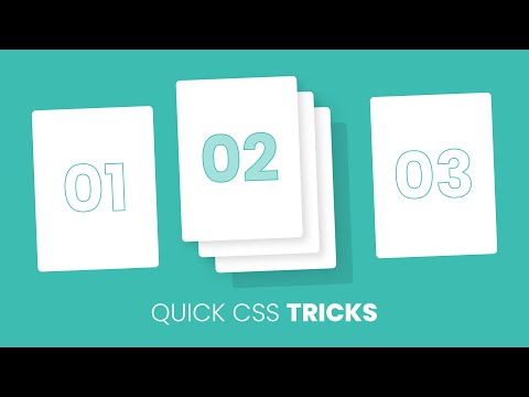 CSS Box Shadow Stack Card Hover Effect | Quick CSS Tricks @OnlineTutorialsYT