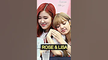 ROSÉ&LISA🥰😍#lisa#rose#blackpink#foryoupage