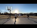 Outdoor three point contest