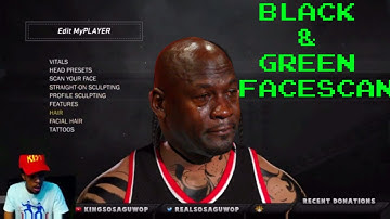 NBA 2K17 - HOW TO GET GREEN/BLACK FACESCAN !!! EASY !!!!!