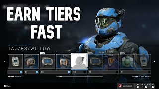 How to Earn Battle Pass Tiers Fast in Halo Infinite #shorts