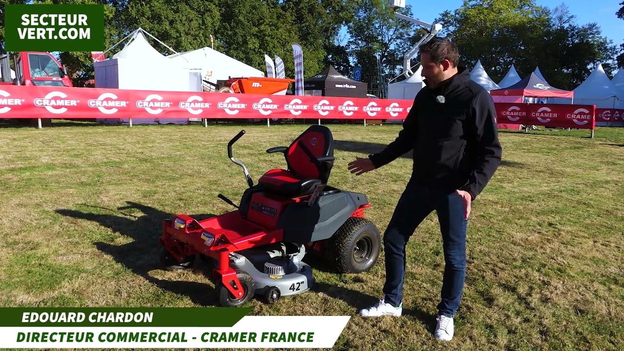 Autoportée à Batterie - CRAMER - 82ZT107- avec 6 batteries