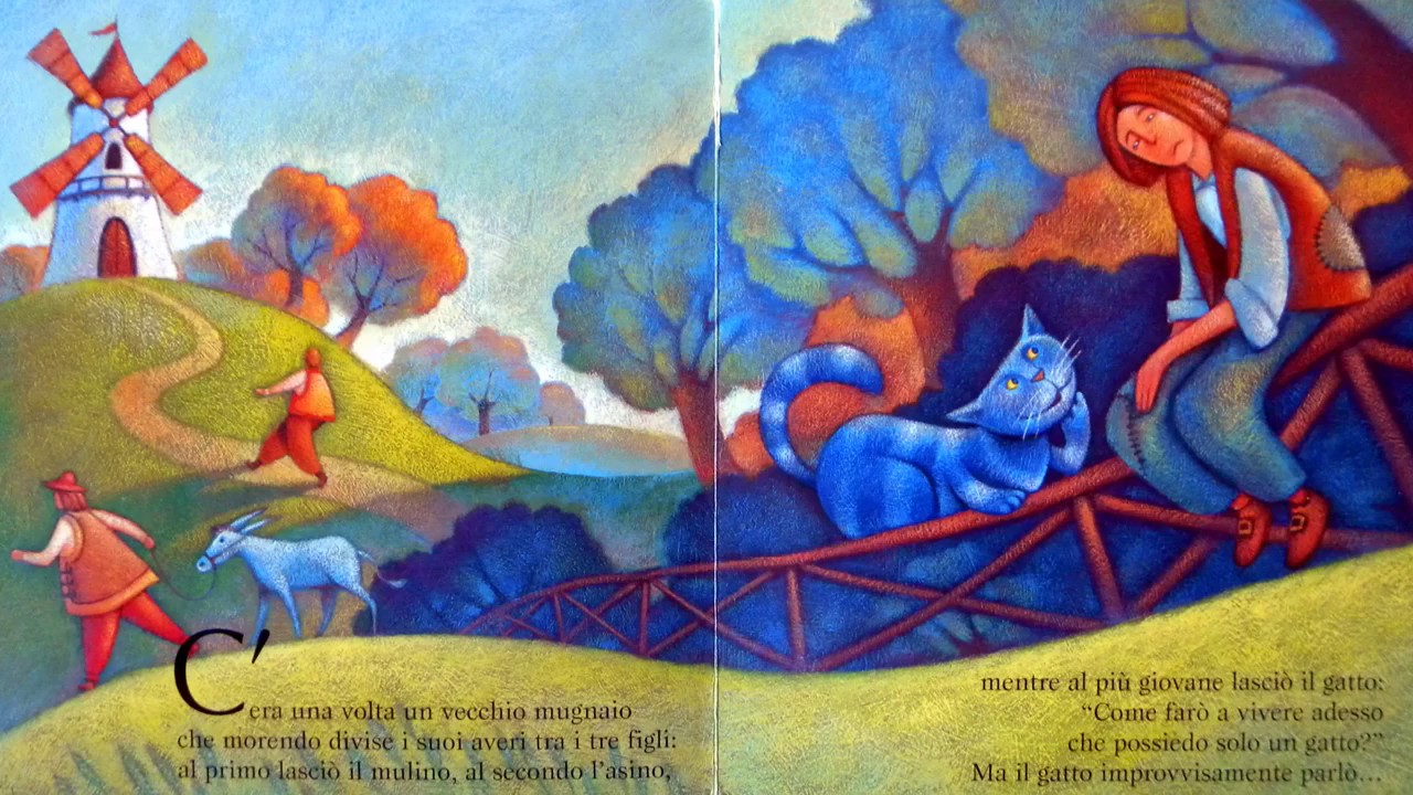 Risultati immagini per il gatto con gli stivali disegno d'epoca