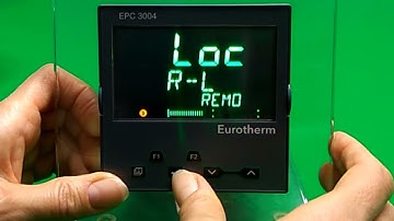 How to select AutoTune via the front panel of a Eurotherm EPC3000
