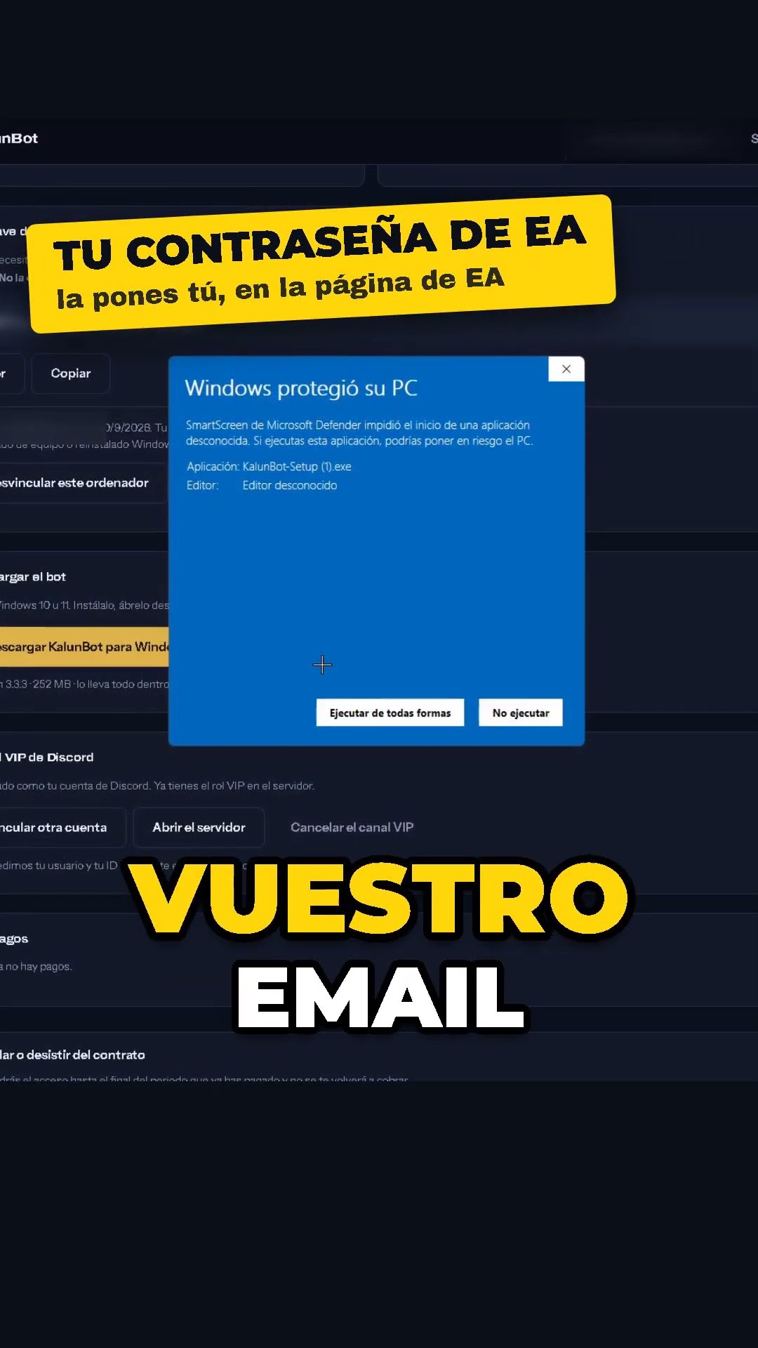 La versión corta: instalar KalunBot sin que Windows te asuste