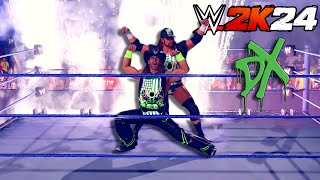 WWE 2K24 D-Generation X Full Entrance with Tag team finisher