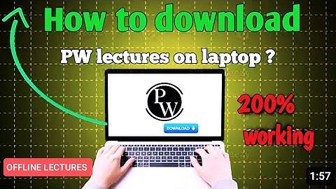 ANY EDUCATIONAL APP  VIDEO LECTURES DOWNLOAD IN LAPTOP 💻