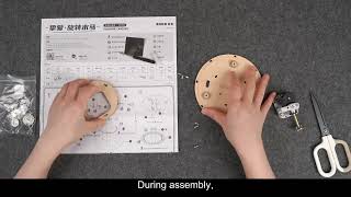 AMK62 Romantic Carousel Assembly Tutorial Step 1
