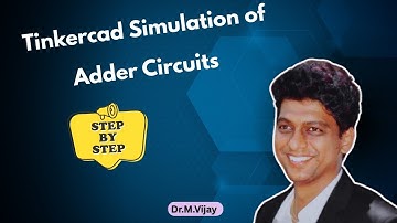 Adder Circuit Design Using Tinkercad #tinkercad #adder #halfadder #fulladder #simulation #gates