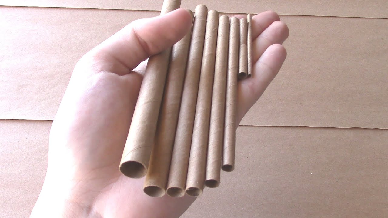 Small Cardboard Tubes in 4 Sizes, Mini Paper Tubes, Tiny Cylinder 