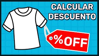 CALCULAR DESCUENTO de un PRODUCTO (CALCULAR OFERTA de % Descuento)