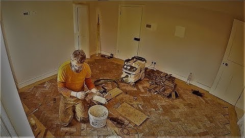 Reclaimed parquet floor - Please have a little sense of humour / part 2