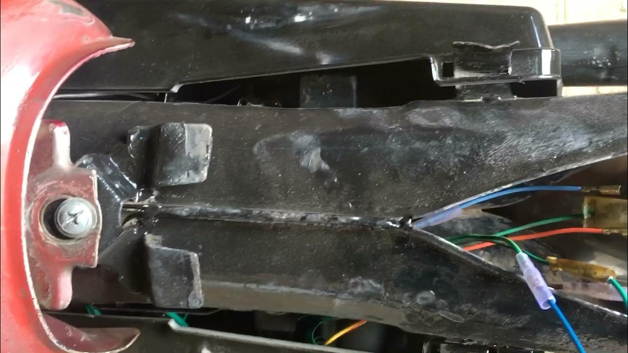 Как на мопеде альфа поменять задние поворотники Как подключить лягушку тормоза на альфе - YouTube