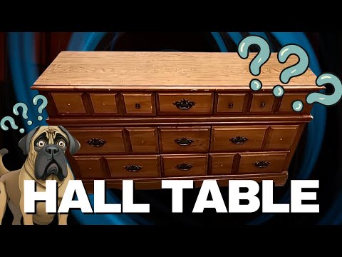 Curbside Rescue // Furniture flip // Dresser Makeover // Dresser to Hall Table / Sofa Table/TV Stand