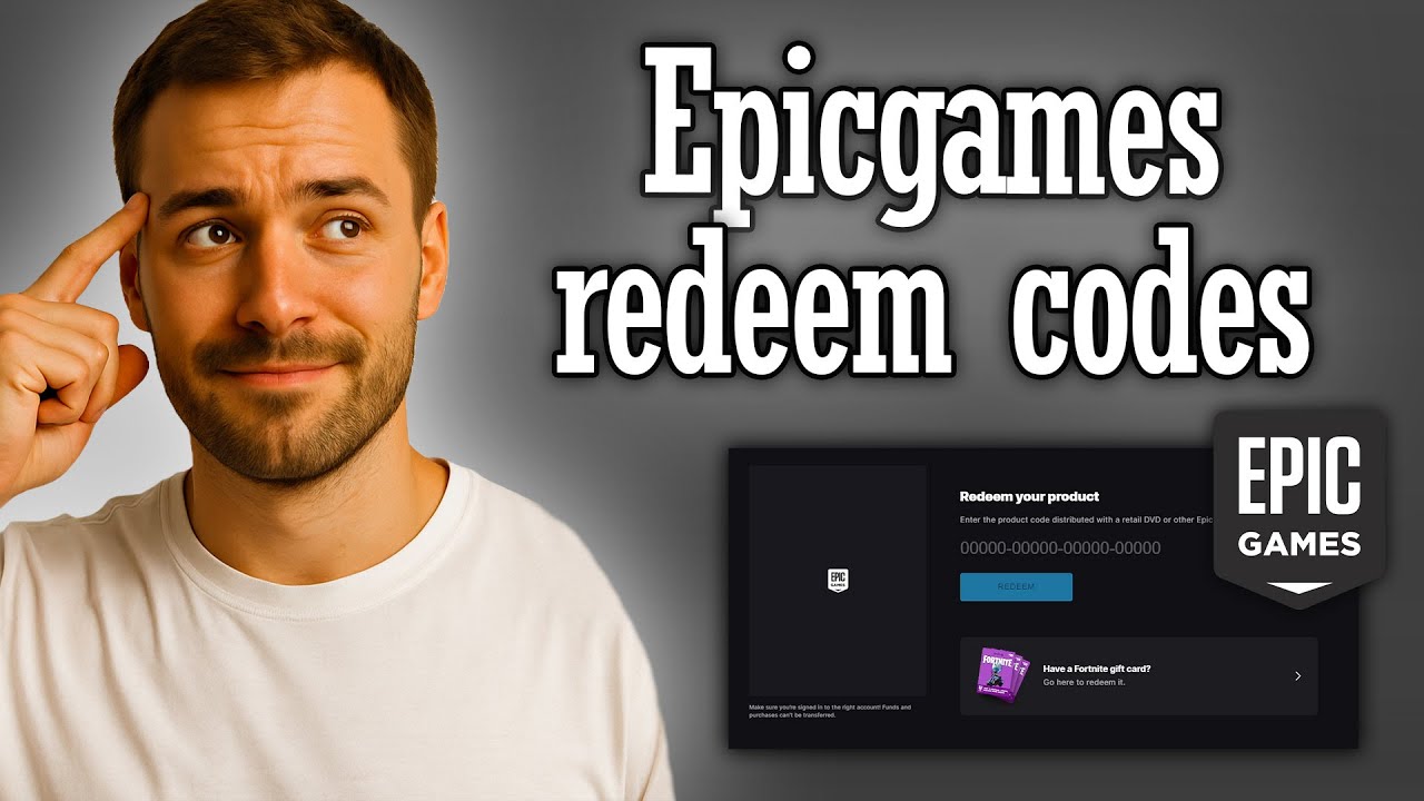 Epicgames redeem codes - Full Guide - YouTube