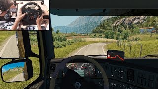 Euro Truck Simulator 2 - Volvo FH16 (Logitech g29) gameplay